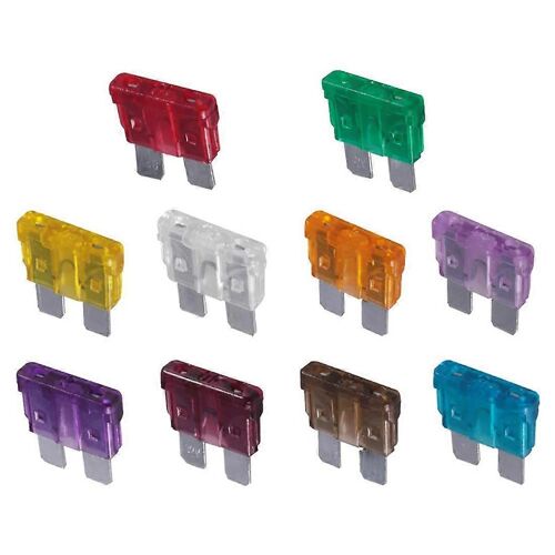 100pcs Fusible Standard De Camion De Voiture (2a 3a 5a 7.5a 10a 15a 20a 25a 30a 35a) Kit De Fusibles Assortis, Remplaçants