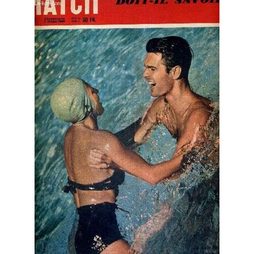 Paris Match N° 15 - Je Suis La Femme De Louis Jourdan - Votre Enfant Doit-Il Savoir? - Eux À Wimbledon - La Dernière Session De La Haute Cour - Ma Vie De Ménagère À Hollywood, Par Berthe Jourdan -(...)