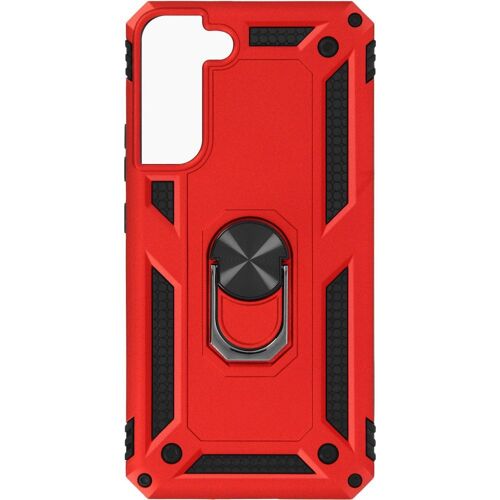 Coque AVIZAR Samsung S22 Plus Bimatière Bague Rouge