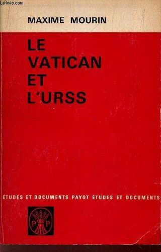 Le Vatican Et L Urss.