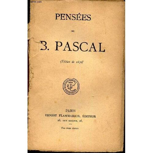 Pensees.