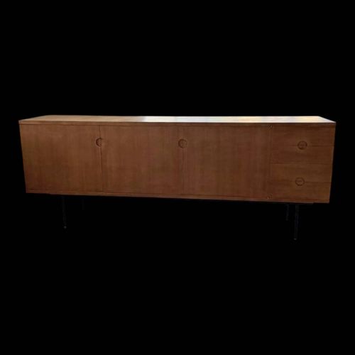 Enfilade Moderniste Franaise Teck 1960 Bois
