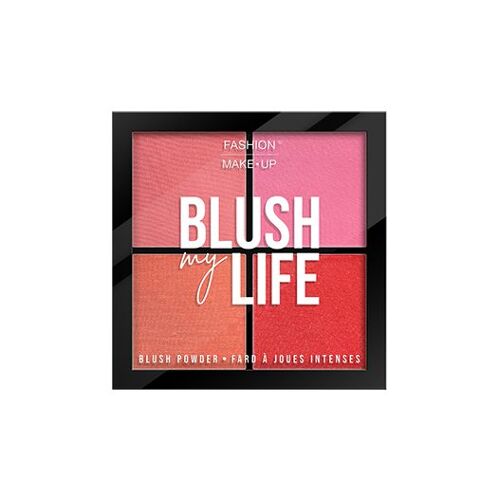 Fashion Make Up - Palette Fard À Joues "Blush My Life" N°01 Peach 