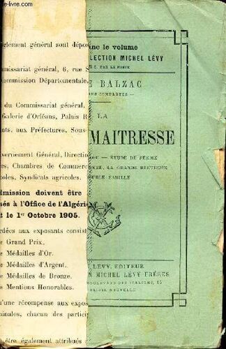 La Fausse Maitresse - La Paix Du Menage. Etude De Femme. L'Autre Etude De Femme, La Grande Breteche. Une Double Famille.