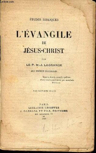 L Evangile De Jesus-Christ