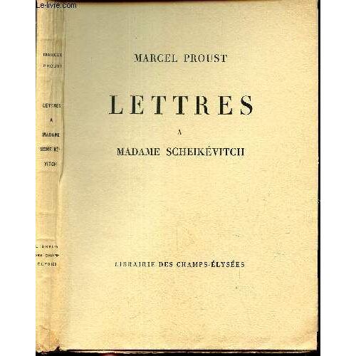 Lettres A Madame De Scheikevitch.