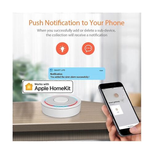 Pour Tuya Zigbee Gateway Hub Smart Life APP pour Siri Alexa Google Home Commande vocale WiFi Pont sans fil