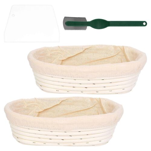 Paniers d¿étanchéité au pain Banneton - Paniers ronds au levain Banneton Proving Proofing Natural Rattan Proofing