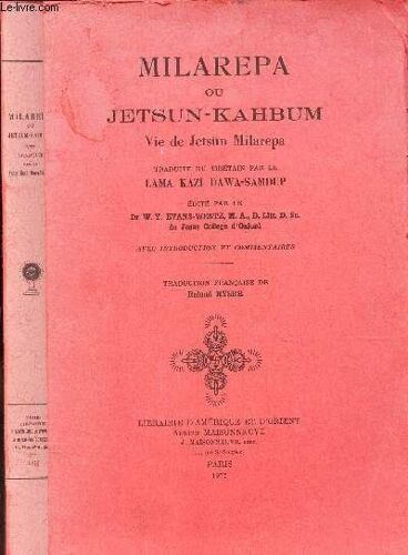 Milarepa Ou Jetsun-Kahbum