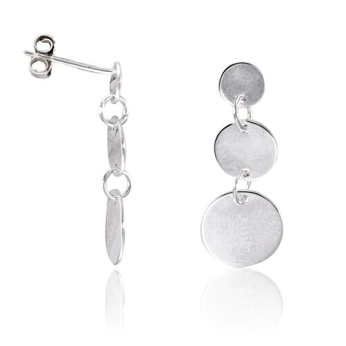 Boucles D'oreilles En Argent 925/1000