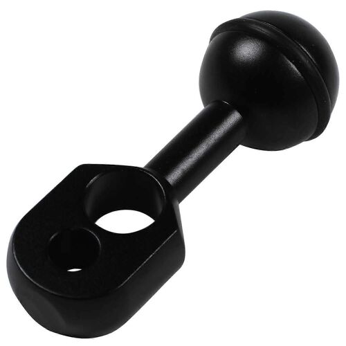 1 pouce Ball To Head Clip Arm pour Action Video Camera Light Diving Ball Head Butterfly Clip Adapter