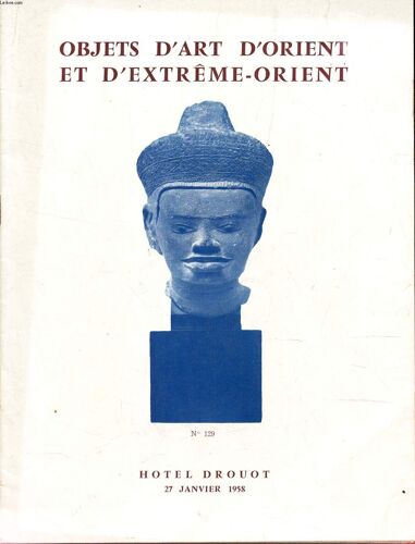 Catalogue De Vente Aux Encheres : Objets D Art D Orient Et D Extreme-Orient - A Drouot Le 27 Janvier 1958