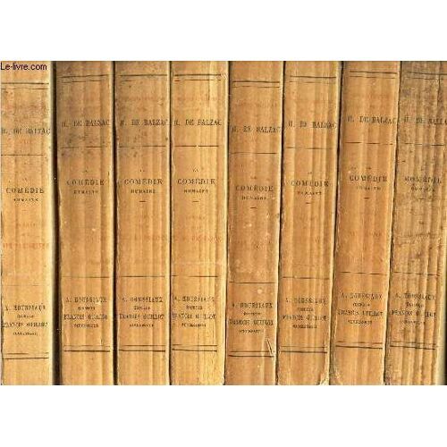 Oeuvres Completes De H. De Balzac - En 19 Volumes (Voir Detail). Manque Le Tome Xx.