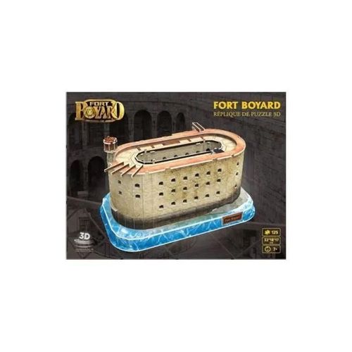 Puzzle 3D - Megableu - Fort Boyard - 125 pièces - Age 10+ - Intérieur - Enfant - Mixte