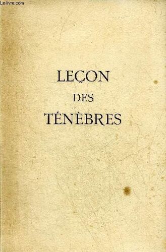 Lecons Des Tenebres - Pointes Seches De Michel Ciry.