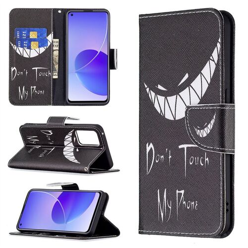 Saturcase Coque Pour Oppo Reno 6 5g, Beau Motif Pu Cuir Magnétique Flip Portefeuille Support Porte-Carte Protecteur Housse Étui Pour Oppo Reno 6 5g (Bo-10)