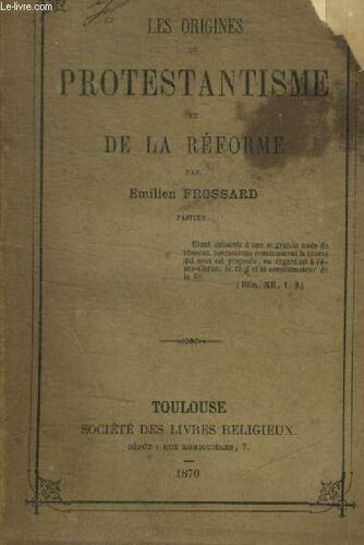 Les Origines Du Protestantisme Et De La Reforme