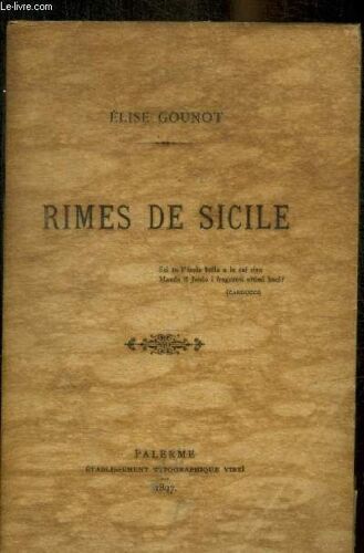 Rimes De Sicile