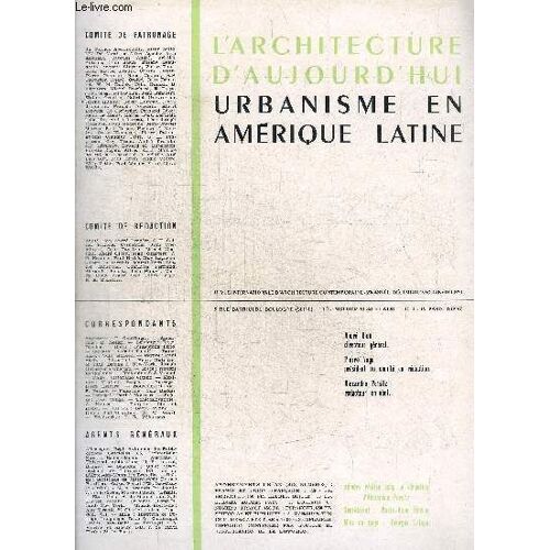 L Architecture D Aujourd Hui - Urbanisme En Amerique Latine - Decembre 1950 - Janvier 1951 -