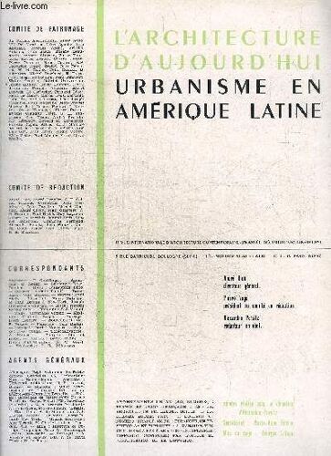 L Architecture D Aujourd Hui - Urbanisme En Amerique Latine - Decembre 1950 - Janvier 1951 -