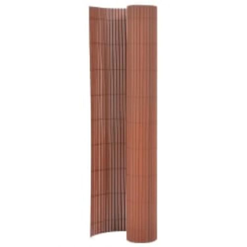 Prolenta Premium - Clôture De Jardin Double Face 110x500 Cm Marron