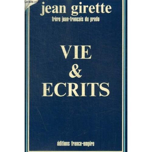 Vie Et Ecrits