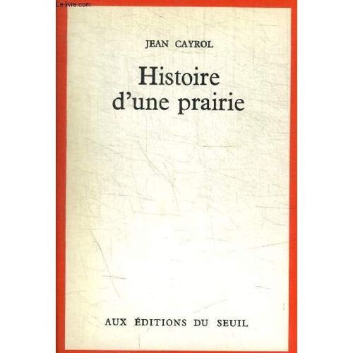 Histoire D Une Prairie