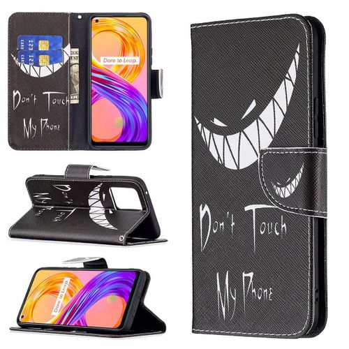 Saturcase Coque Pour Realme 8 4g / Realme 8 Pro, Beau Motif Pu Cuir Magnétique Flip Portefeuille Support Porte-Carte Protecteur Housse Étui Pour Realme 8 4g / Realme 8 Pro (Bo-10)