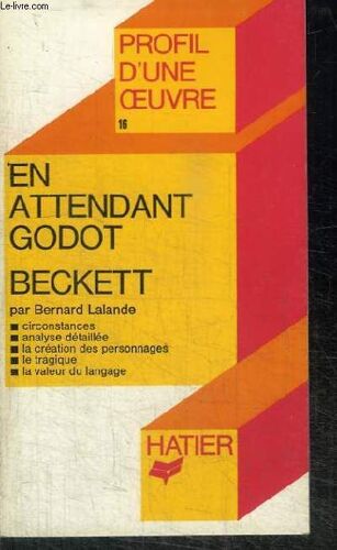 En Attendant Godot Beckett