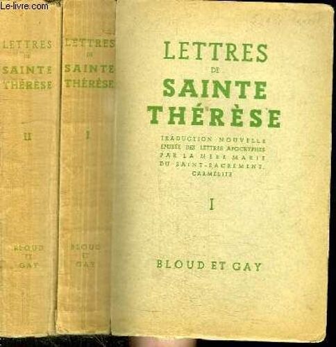 Lettres De Sainte Therese - Tome 1 Et 2 En 2 Volumes