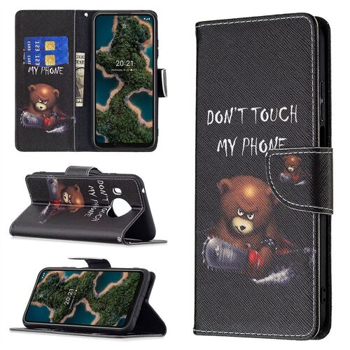 Saturcase Coque Pour Nokia X10 X20, Beau Motif Pu Cuir Magnétique Flip Portefeuille Support Porte-Carte Protecteur Housse Étui Pour Nokia X10 X20 (Bo-6)