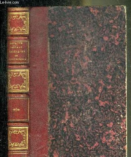 Tableau Litteraire Du Dix Huitieme Siecle - 8eme Edition.