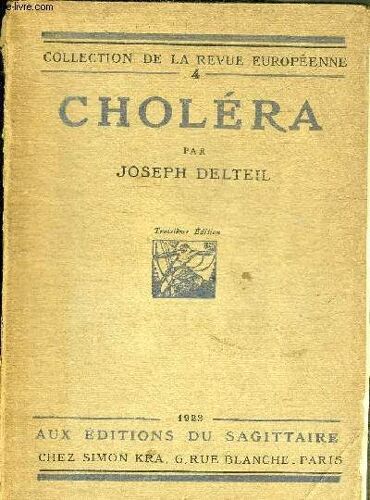 Cholera - Collection De La Revue Europeenne N°4.