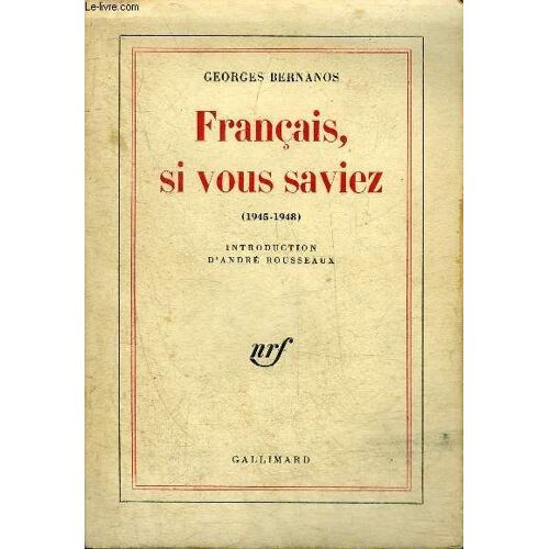 Francais Si Vous Saviez 1945-1948.