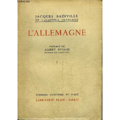 L Allemagne - Tome Premier - Collection Bainvillienne.