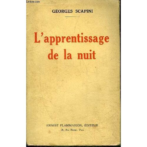 L Apprentissage De La Nuit.