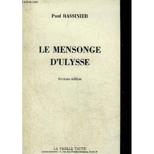 Le Mensonge D Ulysse.