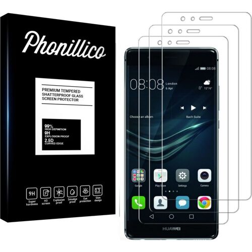 Verre Trempé Pour Huawei P9 [Pack 3] Film Vitre Protection Ecran Ultra Resistant Phonillico®
