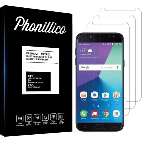 Verre Trempé Pour Samsung Galaxy J7 2017 J730 [Pack 3] Film Vitre Protection Ecran Ultra Resistant Phonillico®