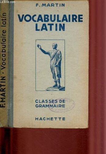 Vocabulaire Latin - Classes De Grammaire
