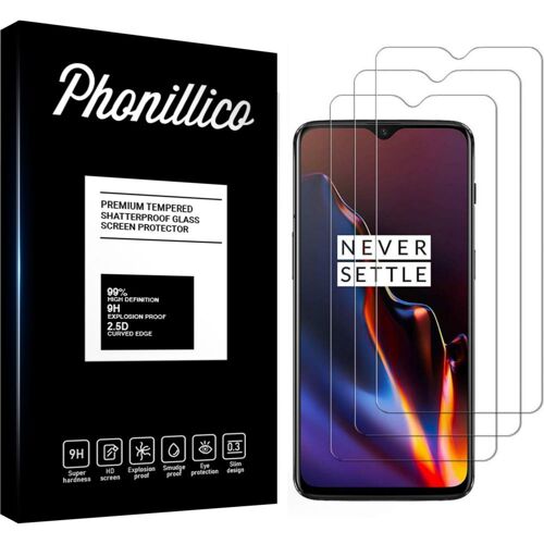 Verre Trempé Pour Oneplus 6t [Pack 3] Film Vitre Protection Ecran Ultra Resistant Phonillico®