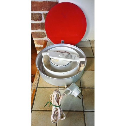 Seb Sorbetière électrique type 321 - Années 70/80 - Grand modèle,dimension 25x10cm environ - Aluminium et plastique