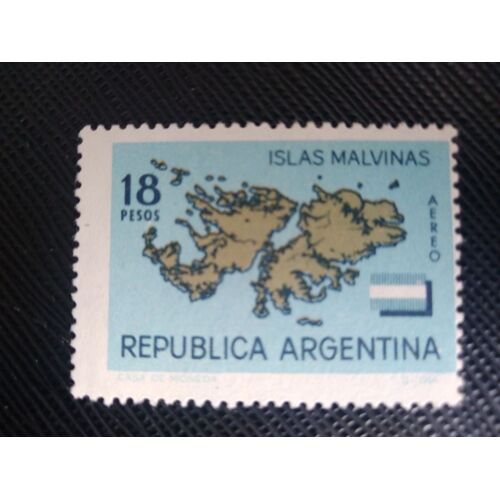 Timbre Argentine Yt Pa 97 Îles Malouines 1964 ( 121207 )