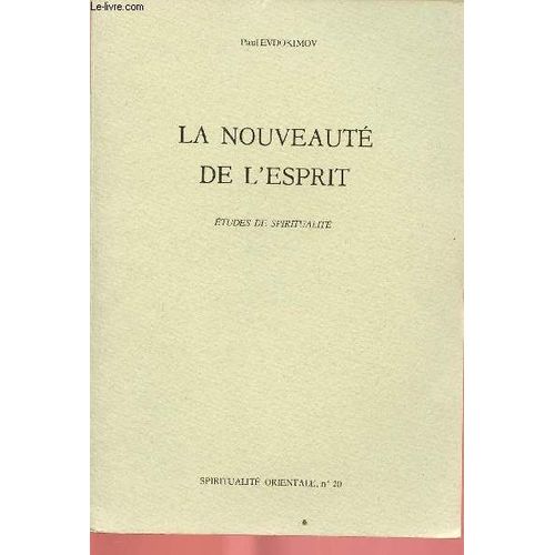 La Nouveaute De L Esprit