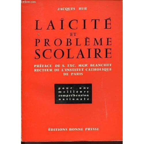 Laicite Et Probleme Scolaire