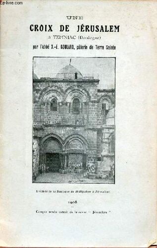 Une Croix De Jerusalem A Temniac