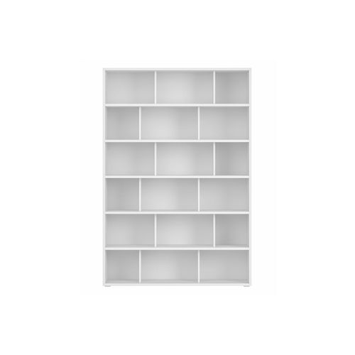 Bibliothèque Scandinave Bois Blanc L140 Cm Epure