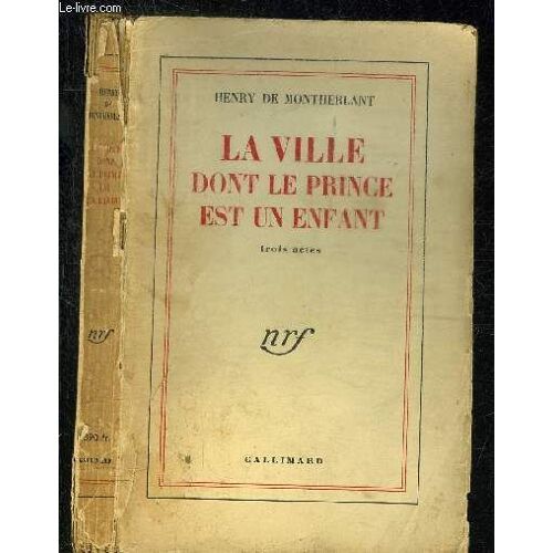 La Ville Dont Le Prince Est Un Enfant