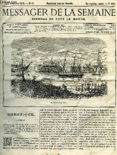 Le Messager De La Semaine N° 890 - Petit Voyage - Anvers Par D. De Boden, Zacharie Le Maitre D École (Suite) Par Raoul De Navery, Hygiène Par P. Maigne
