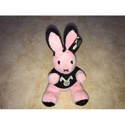 Lapin Rose & Noir - Fun Toys - Style Playboy - 22 Cm